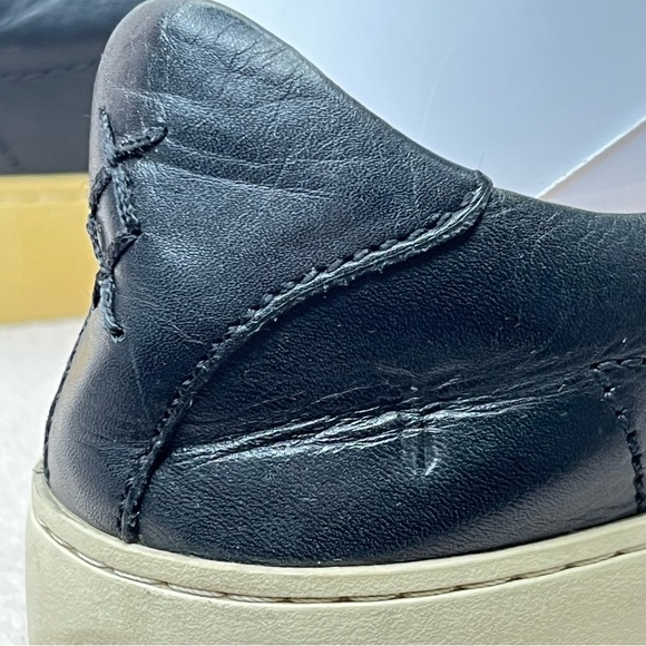 Frye Leather Zipper Lena Sneakers-Black-Women’s 7-Preppy-Casual-Classic-Designer - Picture 3 of 13